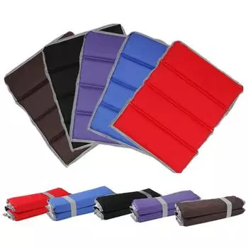 Жемчужная хлопковая складная подушка для сиденья, водонепроницаемая влагостойкая подушка, мягкий складной коврик для кемпинга, прочный портативный коврик для пикника на открытом воздухе Red