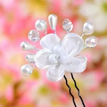 Жемчужная коса для фестиваля, свадебные аксессуары, заколка для волос, заколка для невесты, заколка для волос с цветочным принтом