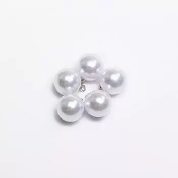 Жемчужное ожерелье 4-16 мм, материалы для подвесок, белый жемчуг, искусственный жемчуг, мода, 5/10 шт., свободные бусины, сделай сам, изготовление ювелирных изделий, серьги, аксессуары, бусины 10mm/5pcs серебряный