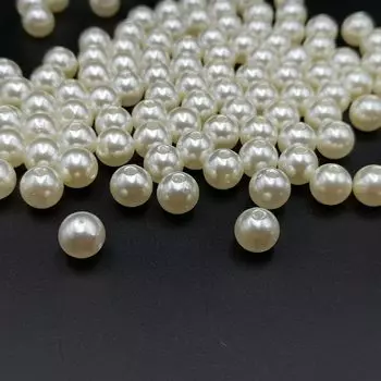 Жемчужные бусины из смолы, жемчужные детали, жемчужные аксессуары для дизайна ногтей, 8 мм, двойное отверстие, 500 штук, бежевые, жемчужные, белые, цепочка для очков, цепочка для маски, стеклянная цепочка своими руками