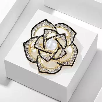 Жемчужные камелии броши для женщин одежда пальто ювелирные изделия аксессуары подарок