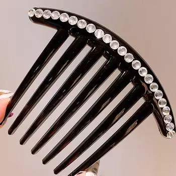 Жемчужные пайетки Заколки для волос Боковая расческа Зубчатая Складная заколка для волос Женские украшения для волос Аксессуары