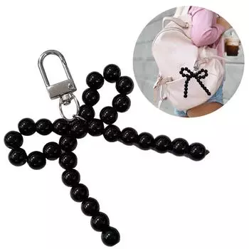 Жемчужный бант телефон кулон брелок элегантный брелок подвески для сумочки брелок милый бант ремесло украшение белый