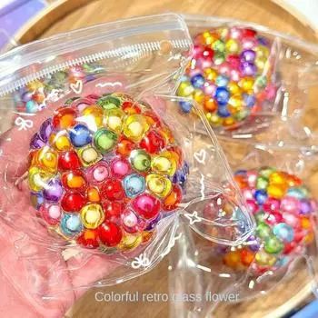 Жемчужный диск Струна Медленный отскок Игрушка-симуляция Жемчуг Сжимаемая игрушка Офисные работники style A