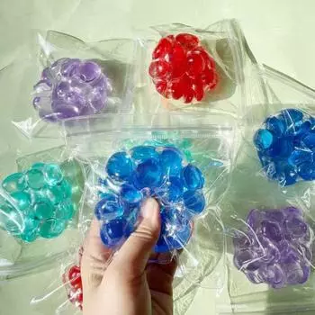 Жемчужный диск, струна, медленный отскок, жемчужная игрушка, супермягкая жемчужная игрушка для детей фиолетовый