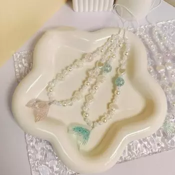 Жемчужный ремешок для мобильного телефона, ремешок для мобильного телефона, веревка для телефона, бусина, цепочка для телефона, декор для телефона style 2