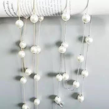 Жемчужный женский пояс, тонкий пояс-цепочка для дамского платья, тонкий пояс, декоративный серебряный