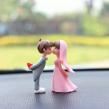 Жениться Украшения для автомобиля Воздушный шар Поцелуй Фигурка Воздушный шар Поцелуй Украшение для автомобиля style 2