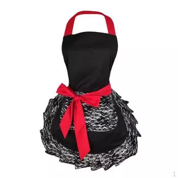 Женщина Милый Фартук Для Взрослых Кулинария Кухня Нагрудник Ресторан Платье