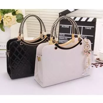 Женщины Аппаратные украшения Сумочки Сумка Леди Кошелек Повседневная чёрный