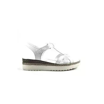 Женщины. Белые анатомические комфортные сандалии из натуральной кожи Комфортные повседневные качественные стильные легкие сандалии