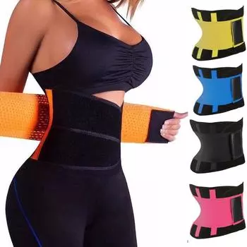 Женщины Body Shaper Waist Trainer Cincher Underbust Corset Body Shapewear Belt S чёрный