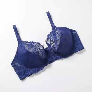 Женщины Бюстгальтер Кружева Цветочные Bralette Белье На Косточках Бюстгальтеры Без Подкладки Нижнее Белье Плюс Размер Бюстгальтер 75C белый