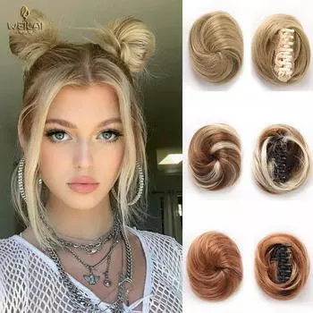 Женщины Bybrana каждый день носят заколки для ухода за волосами. Натуральные синтетические волосы