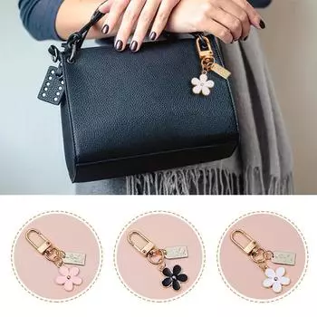 Женщины Девочки Брелки Кольца Держатели Креативные Милые Цветы Сумка Подвески Подарочные Аксессуары
