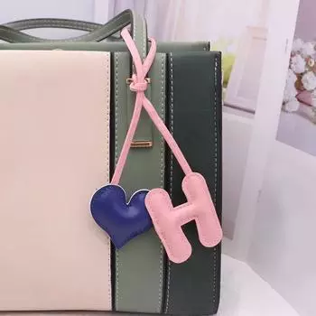 Женщины Девочки Буква Орнамент Брелок Творческий Многоцветный Декоративный Мешок Подвеска Модный Подарочный Аксессуар