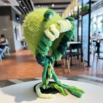 Женщины Девочки Зима Теплая Активный Отдых На Природе Велоспорт Езда Защита Ушей Милая Смешная Пушистая Шапка