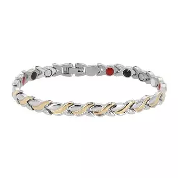 Женщины Девушка Титановая Сталь Терапия Здравоохранения Магниты Браслет Цепи Ювелирные Изделия Подарочный Браслет