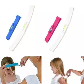 Женщины DIY челка хвост триммер машинка для стрижки прическа линейка режущий инструмент