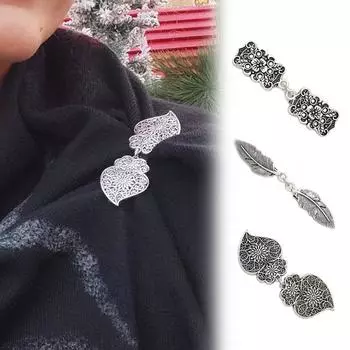 Женщины Для шали кардиганы клипсы булавки пуговицы броши ретро декоративные украшения подарочные аксессуары 1pc