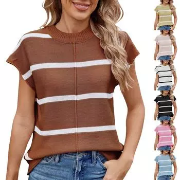 Женщины леди Длинный рукав кружева шить блузка туники топы рубашки L бежевый