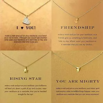 Женщины Любовь Сердце Звезда Слон Подвеска Колье Очарование Ювелирные Изделия Ожерелье 9