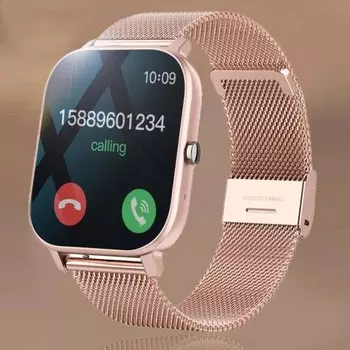 Женщины Мужчины 2024 Смарт-часы Мужчины Цветной Экран Полный Сенсорный Bluetooth Вызов Смарт-Браслет Жизнь Водонепроницаемый Фитнес-Трекер Смарт-часы