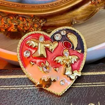 Женщины Мужчины Винтаж Классика Тяжелая Промышленность Кристалл Брошь Значки Мода Изысканный Страз Роскошь Вечеринка Банкет Булавка Пряжки