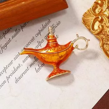 Женщины нагрудные броши значок Ид аль-Фитр лампа желаний ретро сплав ювелирные украшения