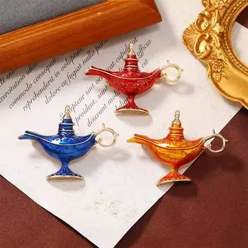 Женщины нагрудные броши значок Ид аль-Фитр лампа желаний ретро сплав ювелирные украшения