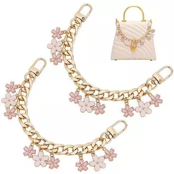 Женщины Несколько стилей Модные аксессуары Сплав Орнамент Цветочный дизайн DIY Сумка Цепь Милый бант Личность Декоративный