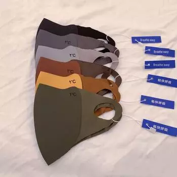 Женская 3D-маска Майяра из толстой зимней ткани 2024 года – защита от холода и стильный вариант для осени/зимы One Size чёрный