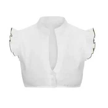 Женская элегантная классическая пивная фестивальная рубашка с обычной отделкой снизу и небольшой строчкой XL