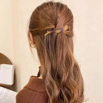 Женская элегантная заколка для хвоста, простой зажим для волос, банановый твист, заколка для волос на затылке, заколка для косичек, головные уборы для девочек, заколка для укладки волос