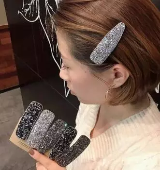 Женская элегантная заколка для волос со стразами, повязка для волос, расческа, шпилька-бобби