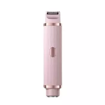 Женская электробритва с двумя головками, USB-перезаряжаемая, водонепроницаемая, портативная, для лица, тела, зоны бикини, рук, ног, эпилятор, бритва, триммер