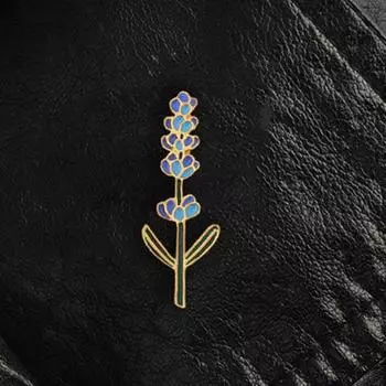 Женская эмалированная цветочная пуговица, значок, брошь, женский подарок на День святого Валентина