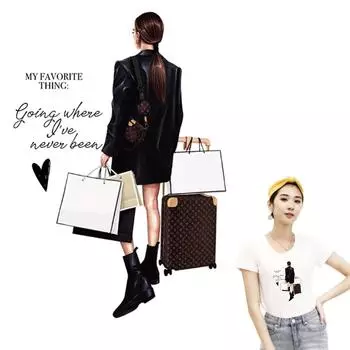 Женская аппликация для путешествий, переводные наклейки на пудру, горячая слеза, сделай сам, термоперенос, новый дизайн, футболка, платье, железная нашивка