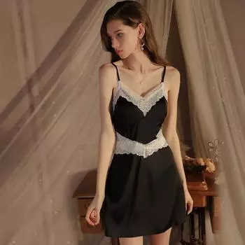 Женская эротическая одежда Сексуальное кружевное нижнее белье с глубоким вырезом и подтяжками Порно с открытой спиной Глубокий V Одежда Товары для взрослых one size