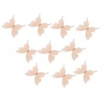 Женская бабочка коготь челюсть не скользит ацетат шикарный стиль красота мода премиум профессиональные аксессуары бабочка One Size оранжевый