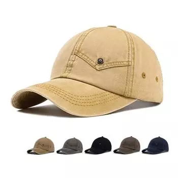 Женская бейсболка Мужская летняя солнцезащитная шляпа чёрный