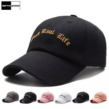 Женская бейсболка NORTHWOOD, хлопковая регулируемая шляпа для папы, мужская бейсболка Snapback в стиле хип-хоп, кепка с козырьком для рыбалки 56-60 cm белый