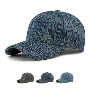 Женская бейсболка, уличное солнцезащитное колье, мужская жаккардовая джинсовая шляпа светло-синий