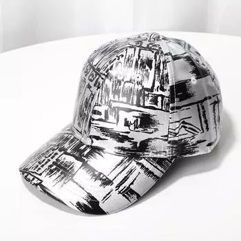 Женская бейсболка в стиле ретро с леопардовым принтом и толстым мехом в стиле граффити, персонализированные кепки-утконосы, модные солнцезащитные шляпы для отдыха на природе на весну и лето