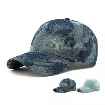 Женская бейсболка весна лето осень джинсовая винтажная солнцезащитная шляпа мужская спортивная кепка для активного отдыха солнцезащитные козырьки кепка темно-синий
