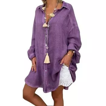 Женская белая и черная рубашка с длинными рукавами на весну и лето, свободная хлопковая льняная блузка больших размеров, длинные топы S белый