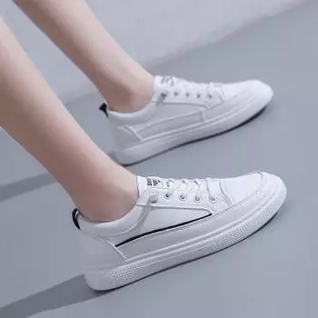 Женская белая обувь, новая осенняя обувь, дышащие универсальные летние повседневные кроссовки с мягкой подошвой, женская обувь 35
