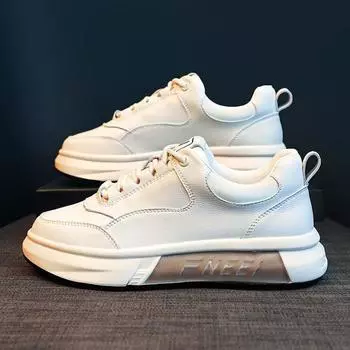 Женская белая обувь. Новая весенняя женская обувь. Популярная весенняя спортивная обувь на платформе Ins Joker. Туфли для студентов. 35
