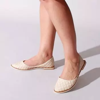 Женская бежевая кожаная повседневная обувь из натуральной кожи