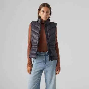 Женская безрукавка на молнии VERO MODA S чёрный